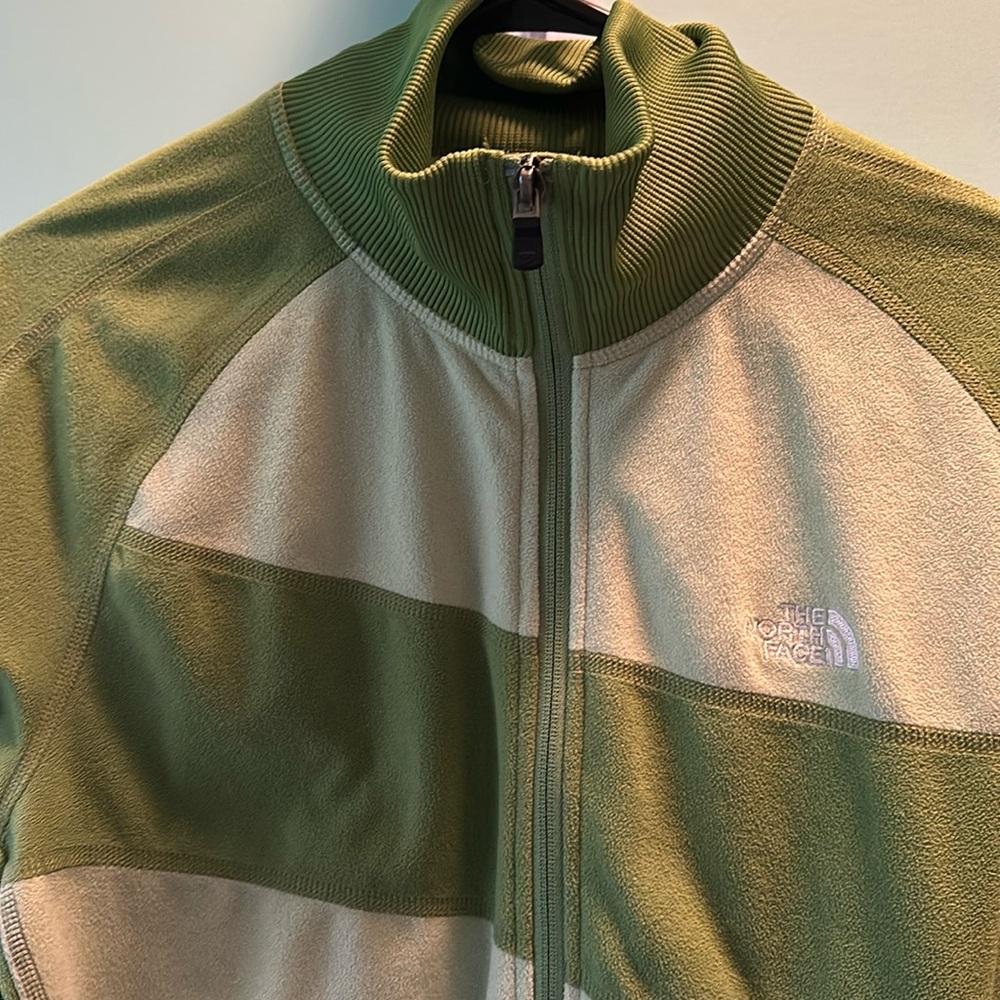 North Face Track Jacket - Size XL - Green